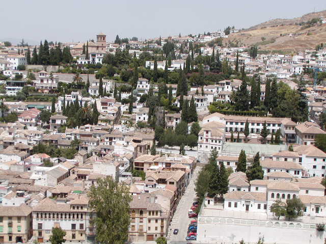 Granada Alhambra city view